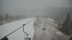 Lanovka - pohled dolů