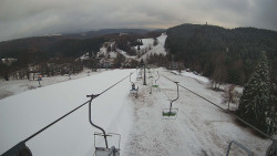 Lanovka - pohled dolů