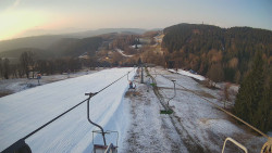 Lanovka - pohled dolů