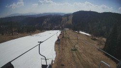 Lanovka - pohled dolů