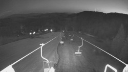 Lanovka - pohled dolů