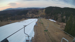 Lanovka - pohled dolů