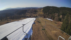 Lanovka - pohled dolů