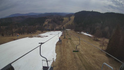 Lanovka - pohled dolů