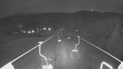 Lanovka - pohled dolů