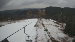 Lanovka - pohled dolů