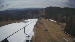 Lanovka - pohled dolů