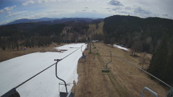 Lanovka - pohled dolů