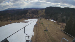 Lanovka - pohled dolů