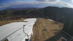 Lanovka - pohled dolů