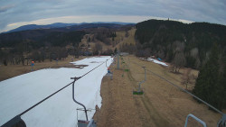 Lanovka - pohled dolů