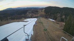 Lanovka - pohled dolů