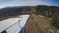 Lanovka - pohled dolů