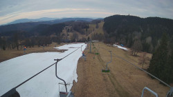 Lanovka - pohled dolů