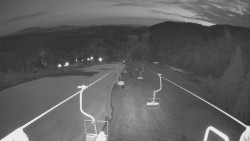 Lanovka - pohled dolů