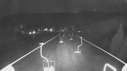 Lanovka - pohled dolů