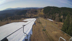 Lanovka - pohled dolů