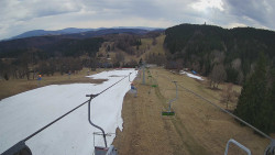 Lanovka - pohled dolů
