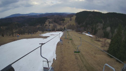 Lanovka - pohled dolů