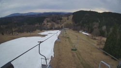 Lanovka - pohled dolů