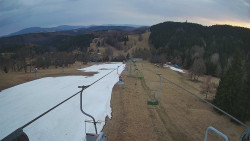 Lanovka - pohled dolů