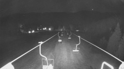 Lanovka - pohled dolů