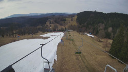 Lanovka - pohled dolů