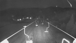 Lanovka - pohled dolů