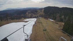 Lanovka - pohled dolů