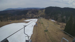 Lanovka - pohled dolů