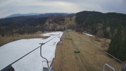 Lanovka - pohled dolů