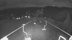 Lanovka - pohled dolů