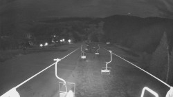 Lanovka - pohled dolů