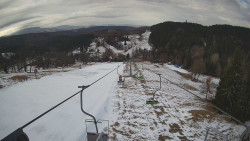 Lanovka - pohled dolů