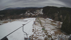 Lanovka - pohled dolů