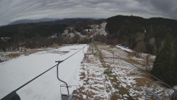 Lanovka - pohled dolů