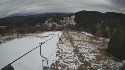 Lanovka - pohled dolů