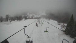 Lanovka - pohled dolů