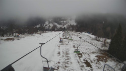 Lanovka - pohled dolů