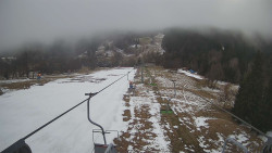 Lanovka - pohled dolů