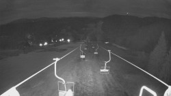 Lanovka - pohled dolů