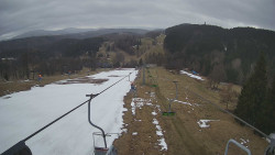 Lanovka - pohled dolů