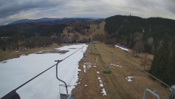 Lanovka - pohled dolů