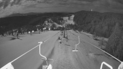 Lanovka - pohled dolů