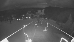 Lanovka - pohled dolů