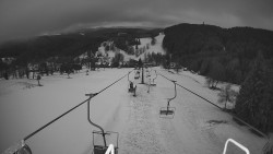 Lanovka - pohled dolů