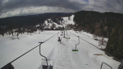 Lanovka - pohled dolů