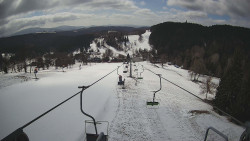 Lanovka - pohled dolů