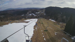 Lanovka - pohled dolů