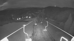 Lanovka - pohled dolů